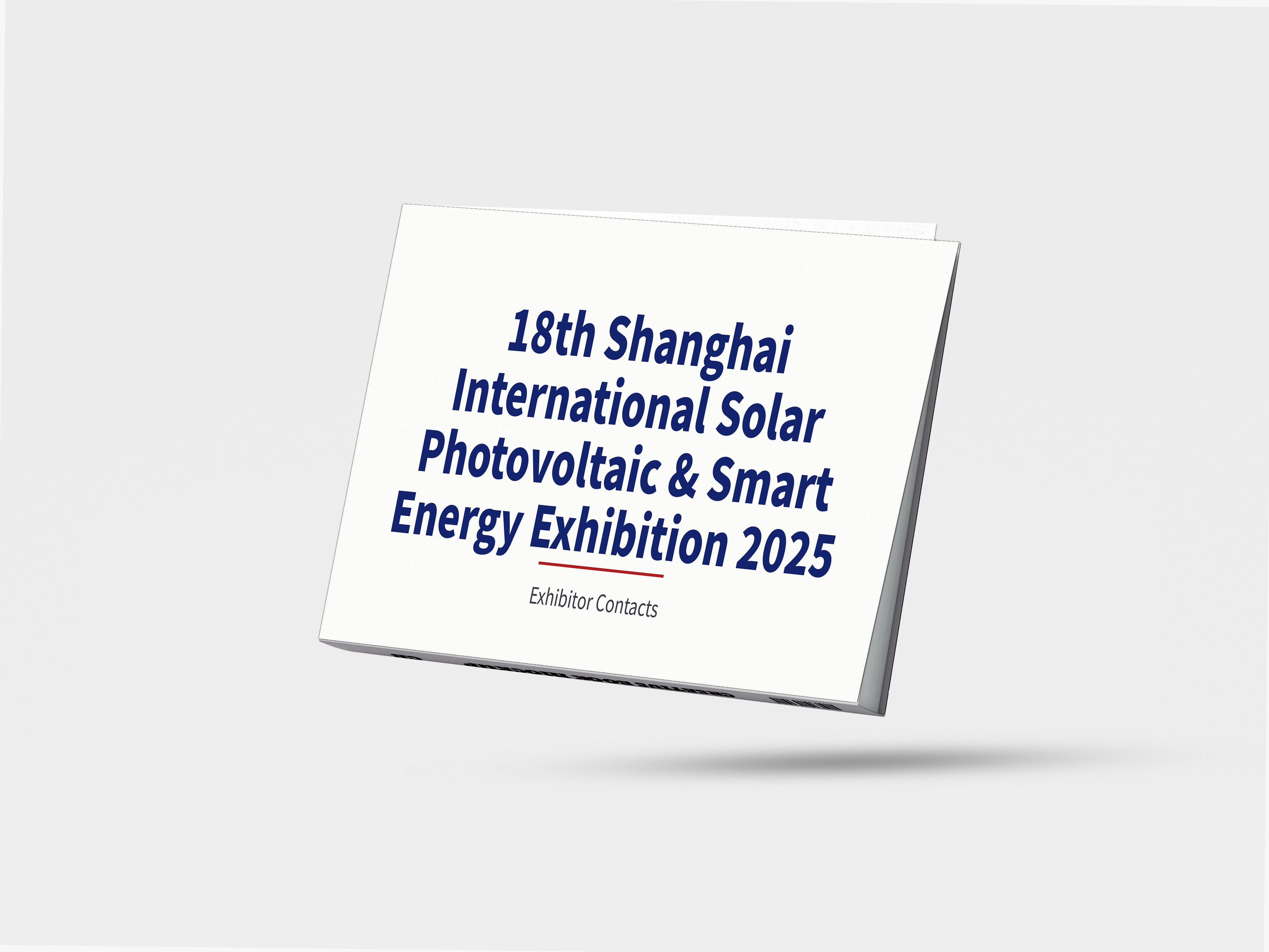 18th Shanghai International Solar Photovoltaic & Smart Energy Exhibition 2025 - Exhibitor Contacts