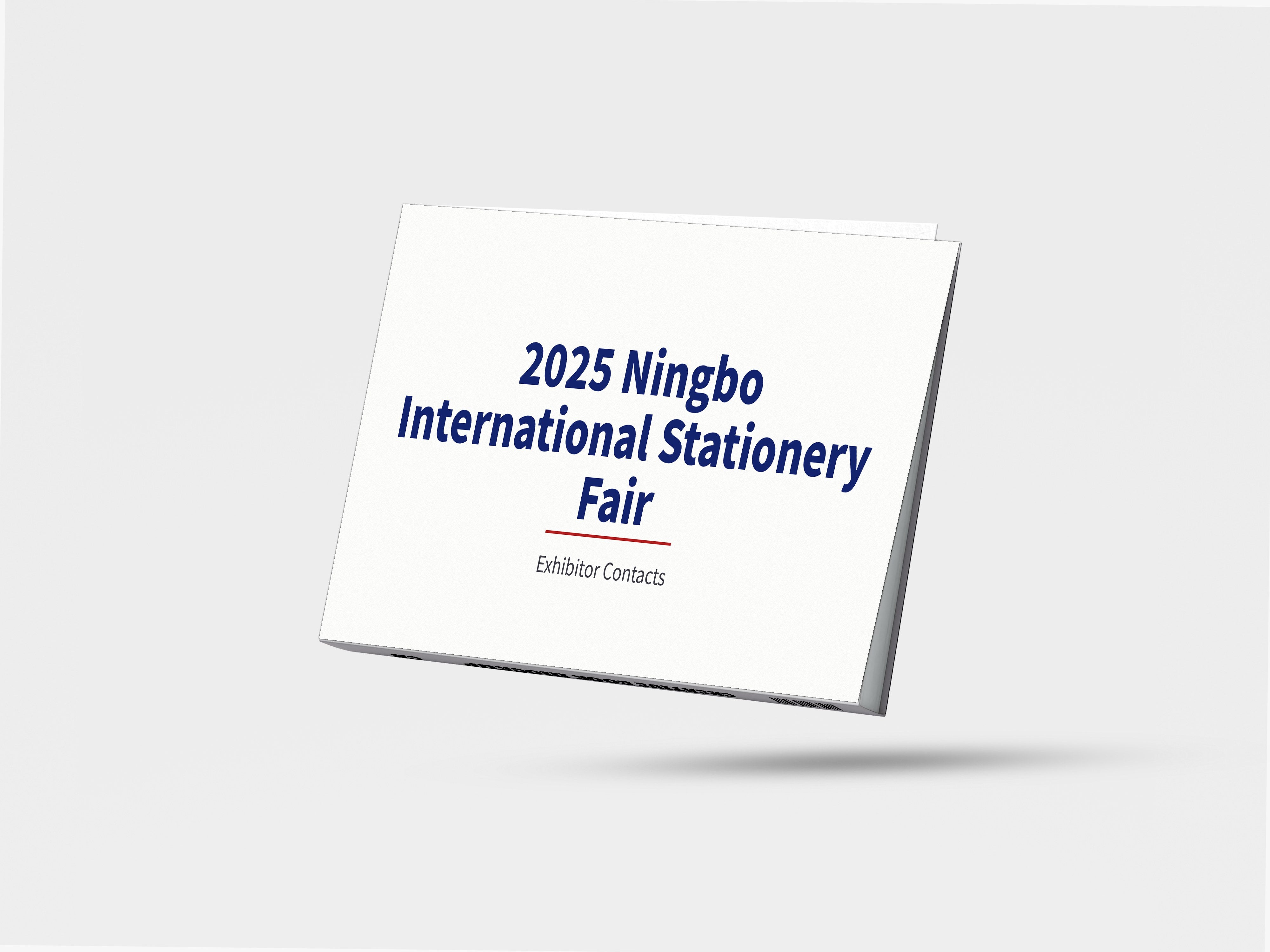 2025 Ningbo International Stationery Fair - Exhibitor Contacts
