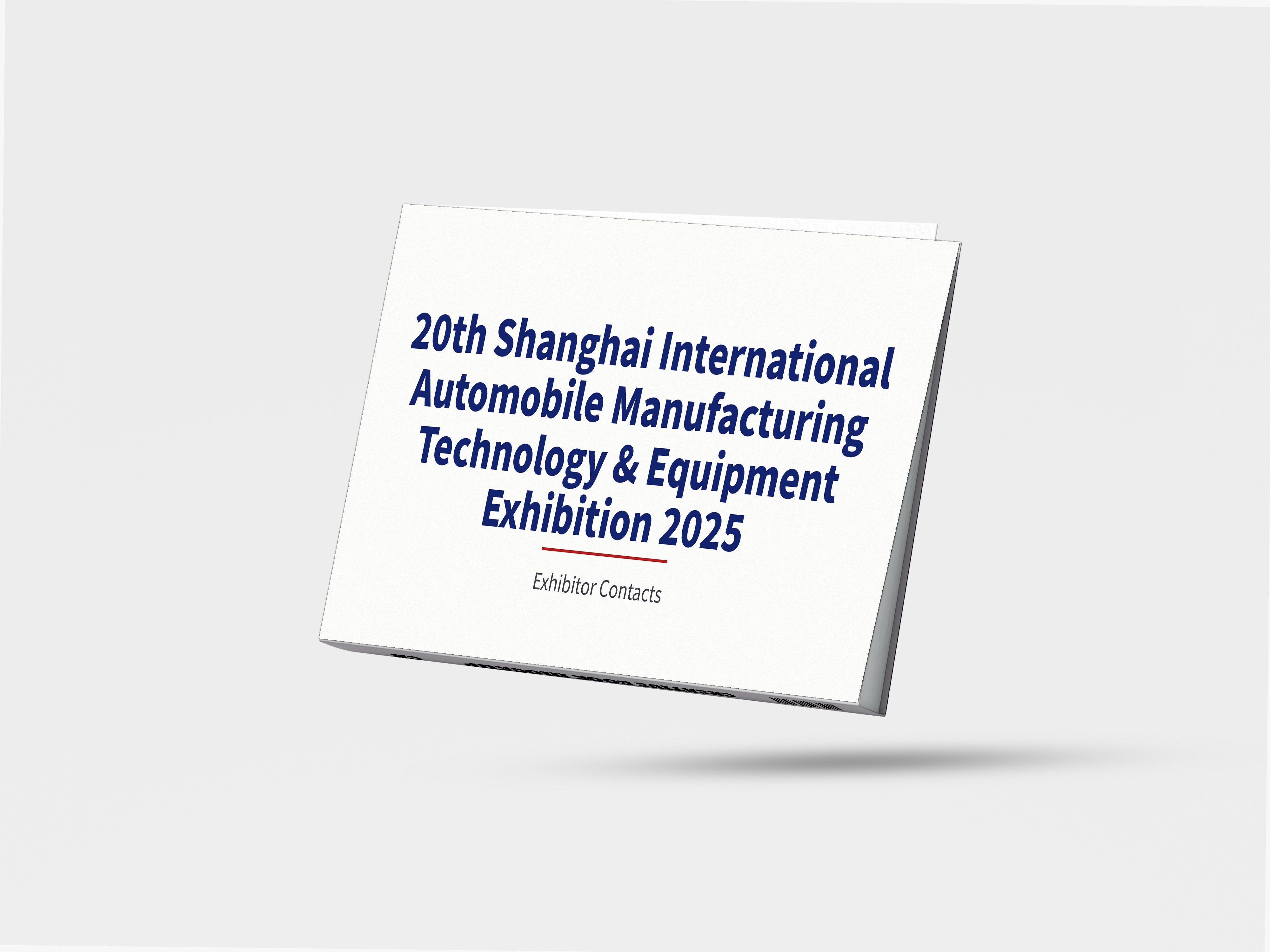 20th Shanghai International Automobile Manufacturing Technology & Equipment Exhibition 2025 - Exhibitor Contacts