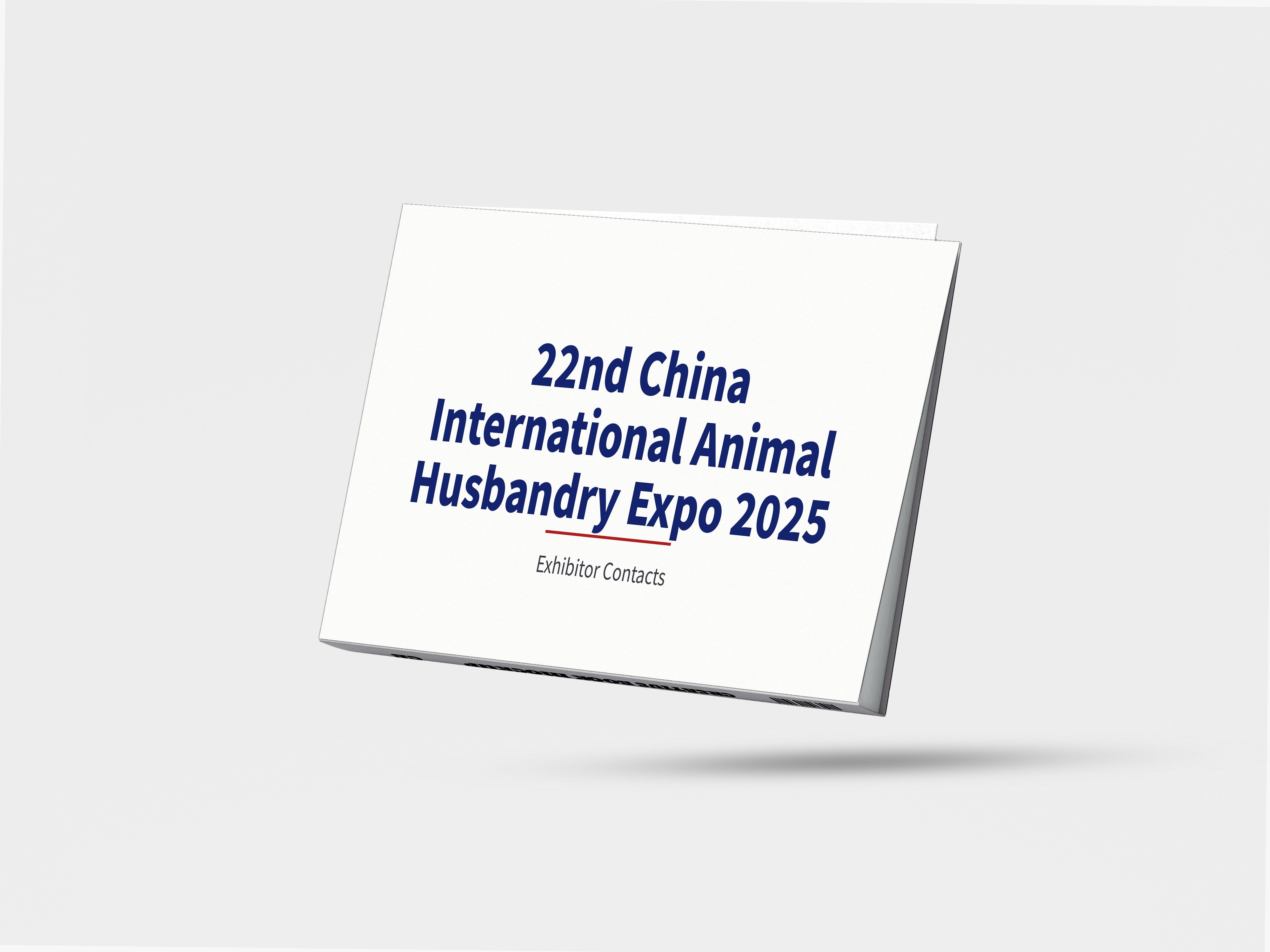 22nd China International Animal Husbandry Expo 2025 - Exhibitor Contacts