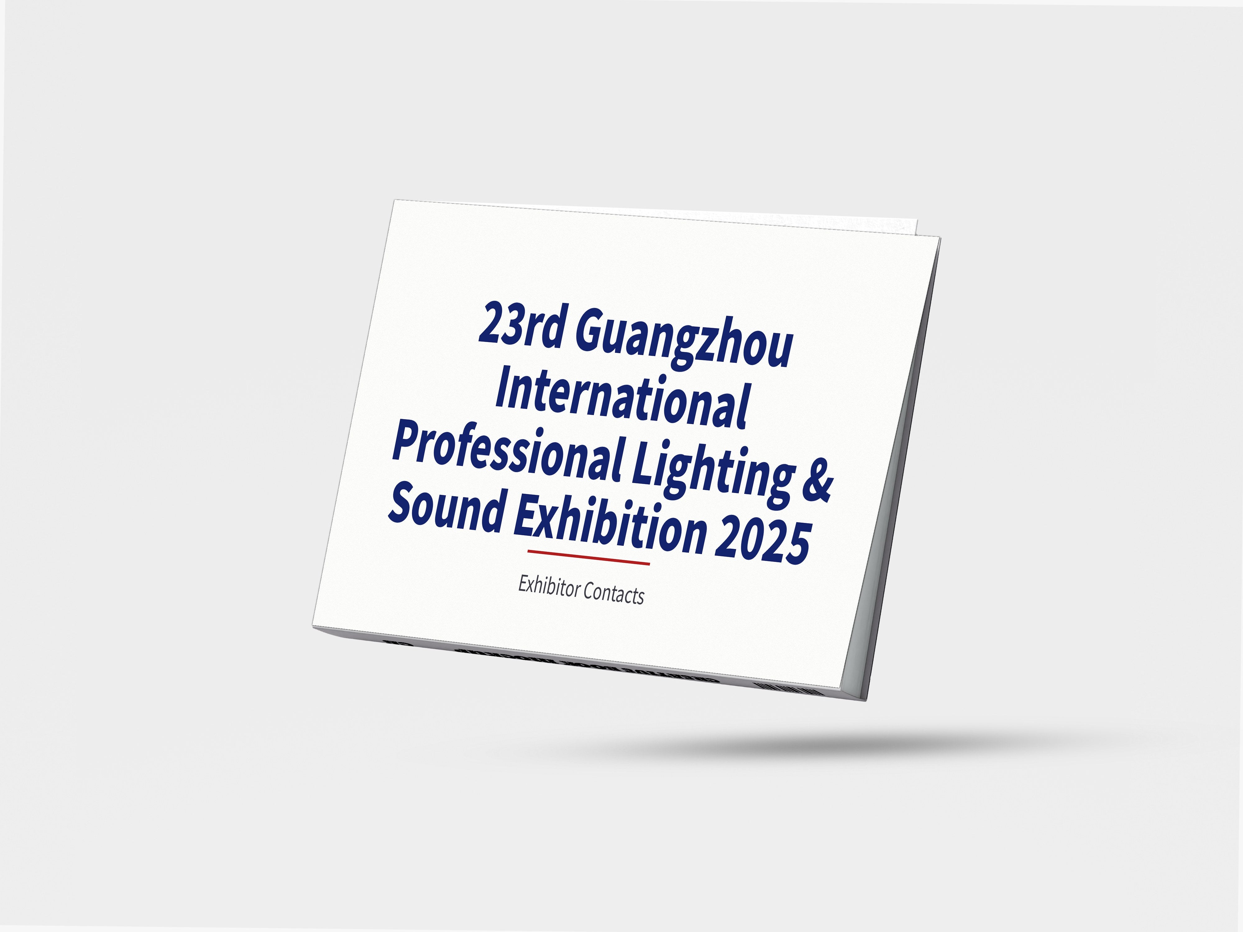 23rd Guangzhou International Professional Lighting & Sound Exhibition 2025 - Exhibitor Contacts