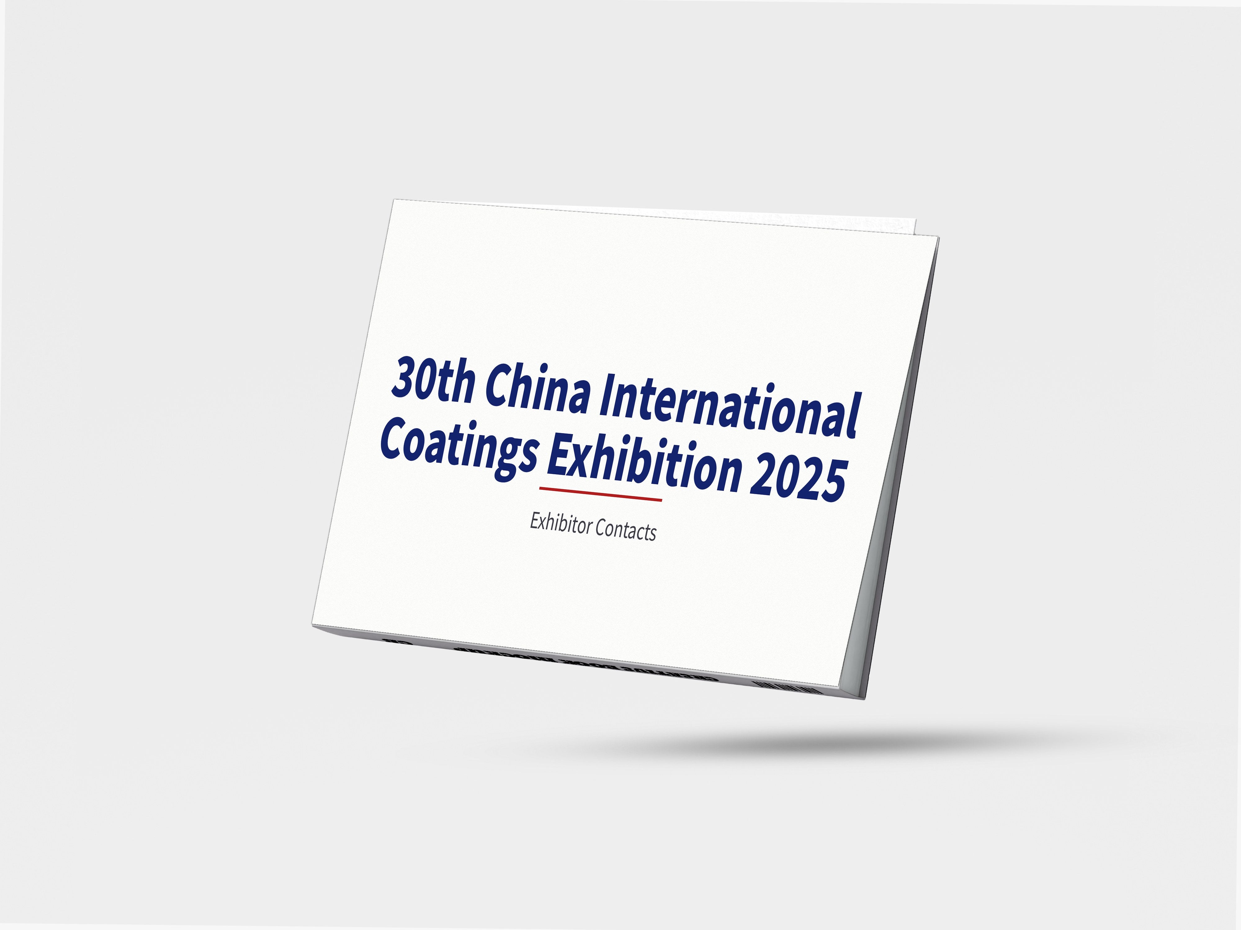 30th China International Coatings Exhibition 2025 - Exhibitor Contacts