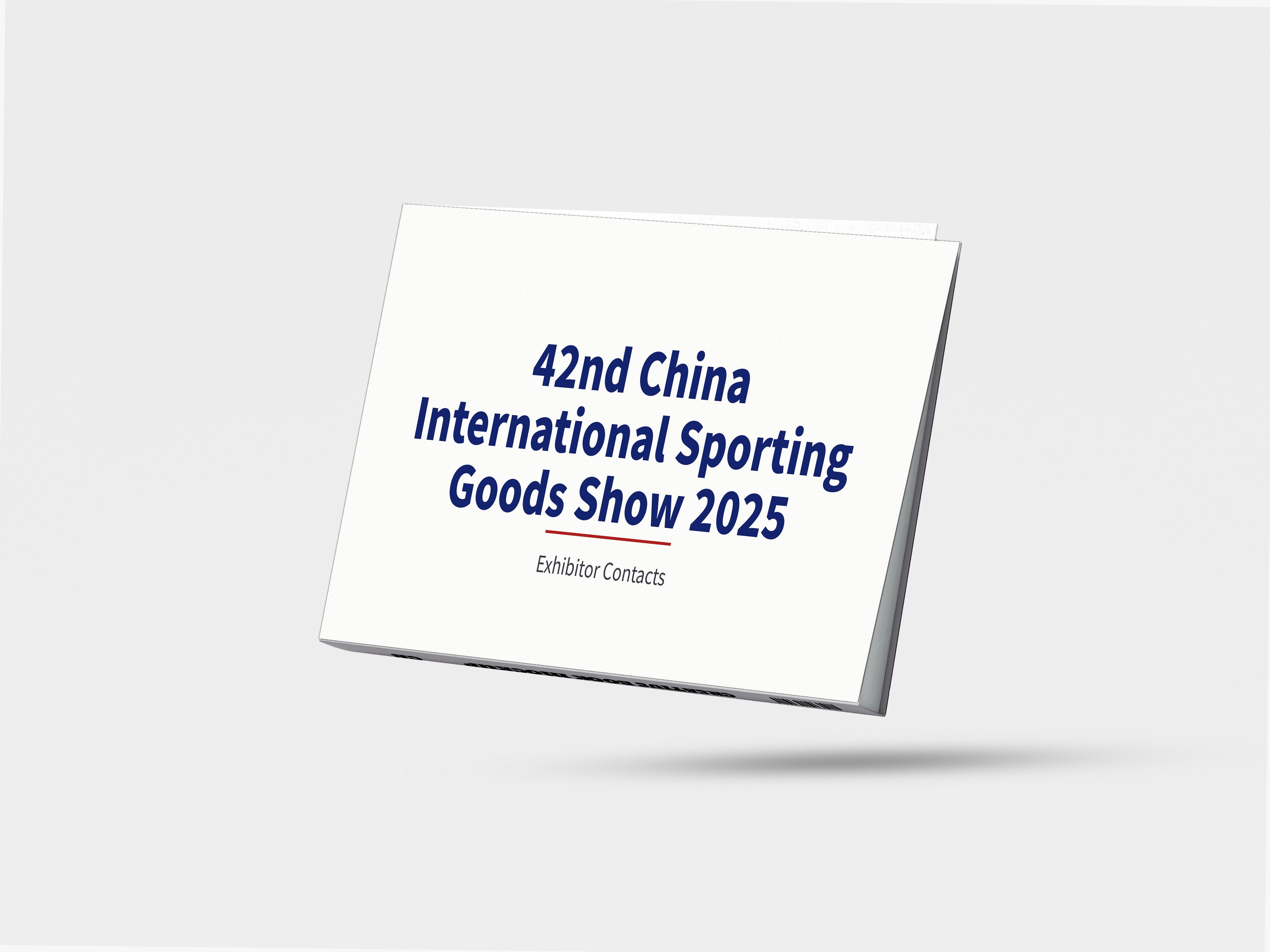 42nd China International Sporting Goods Show 2025 - Exhibitor Contacts