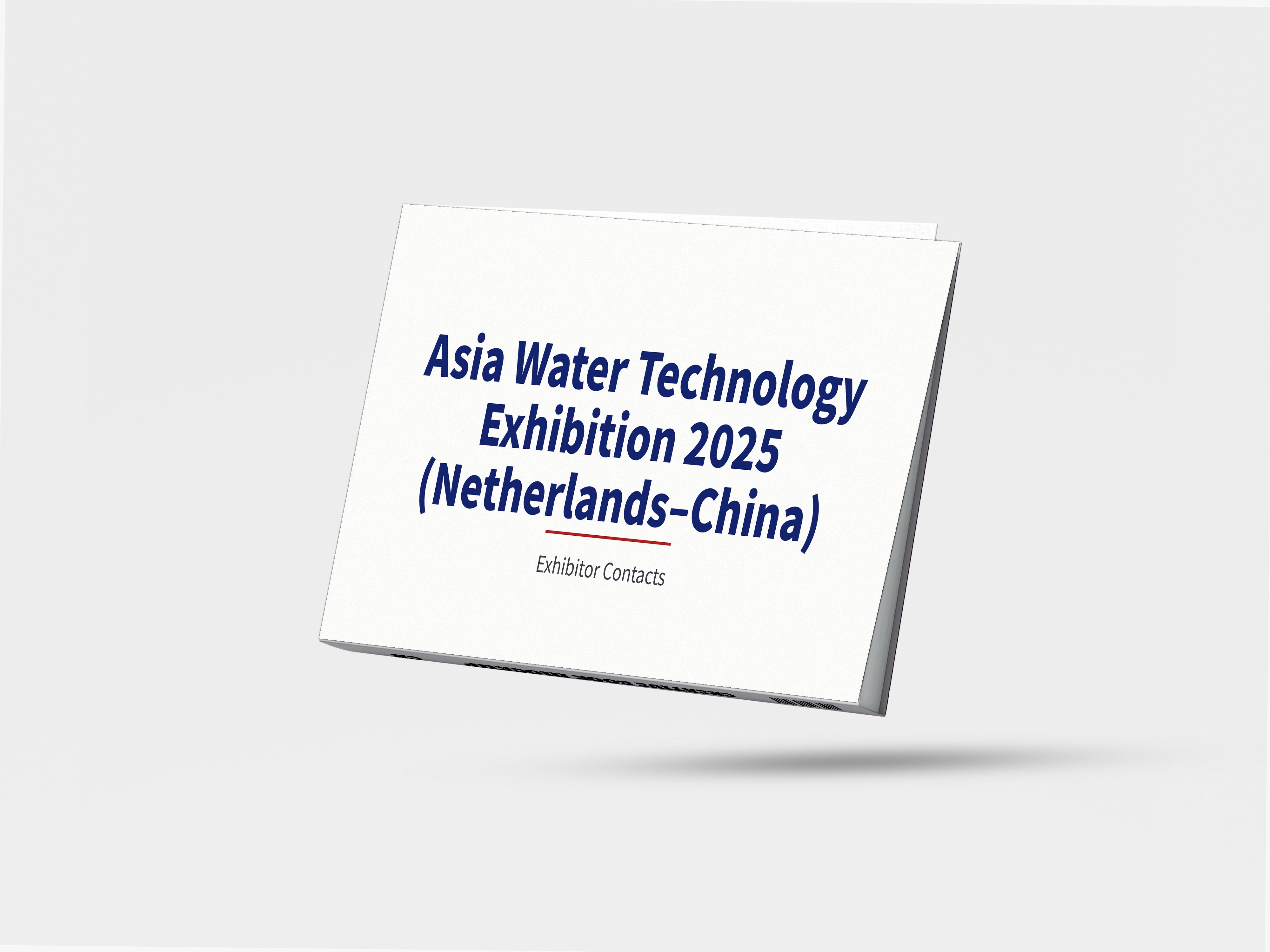 Asia Water Technology Exhibition 2025 (Netherlands–China) - Exhibitor Contacts