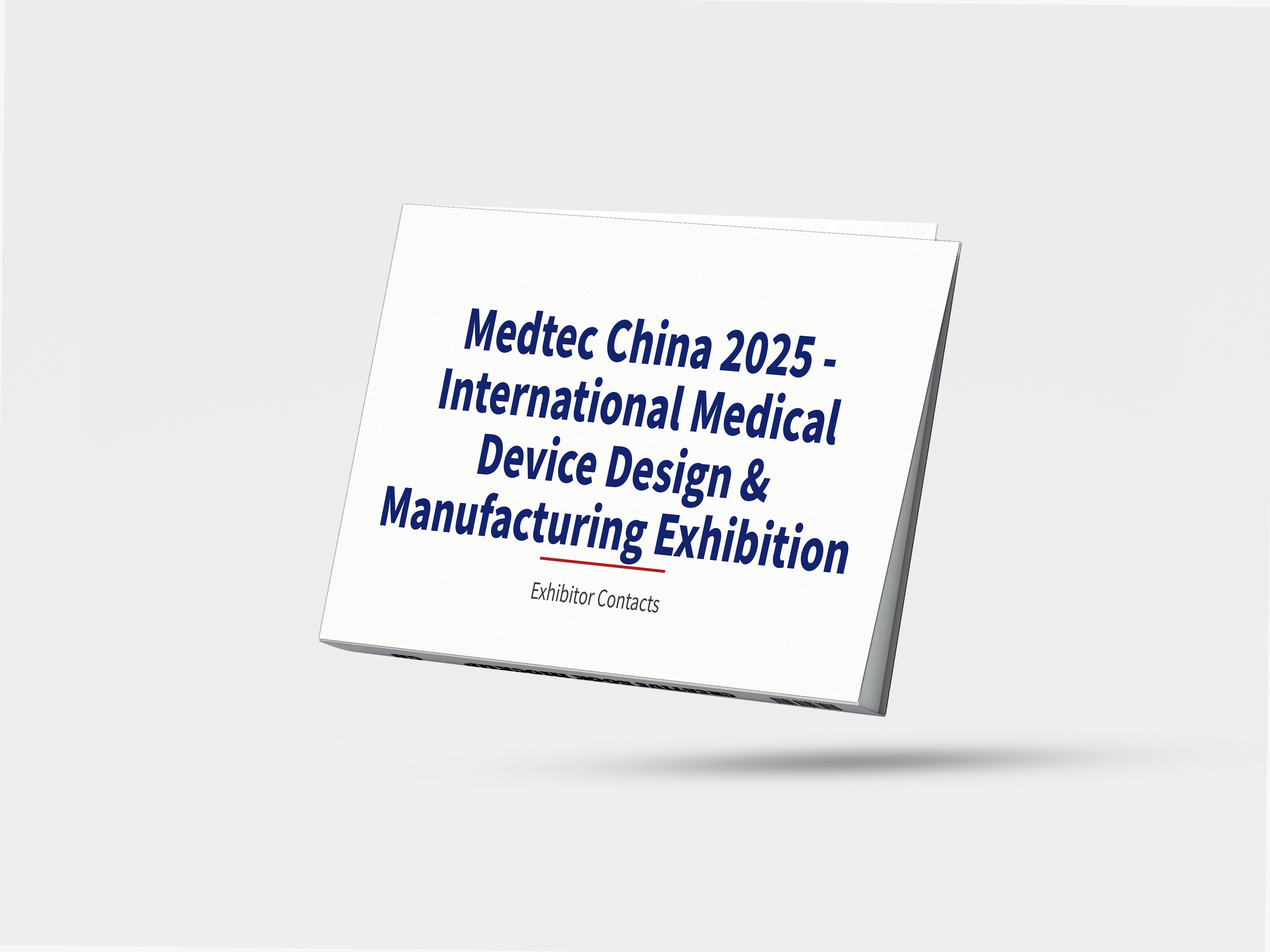Medtec China 2025 - International Medical Device Design & Manufacturing Exhibition - Exhibitor Contacts