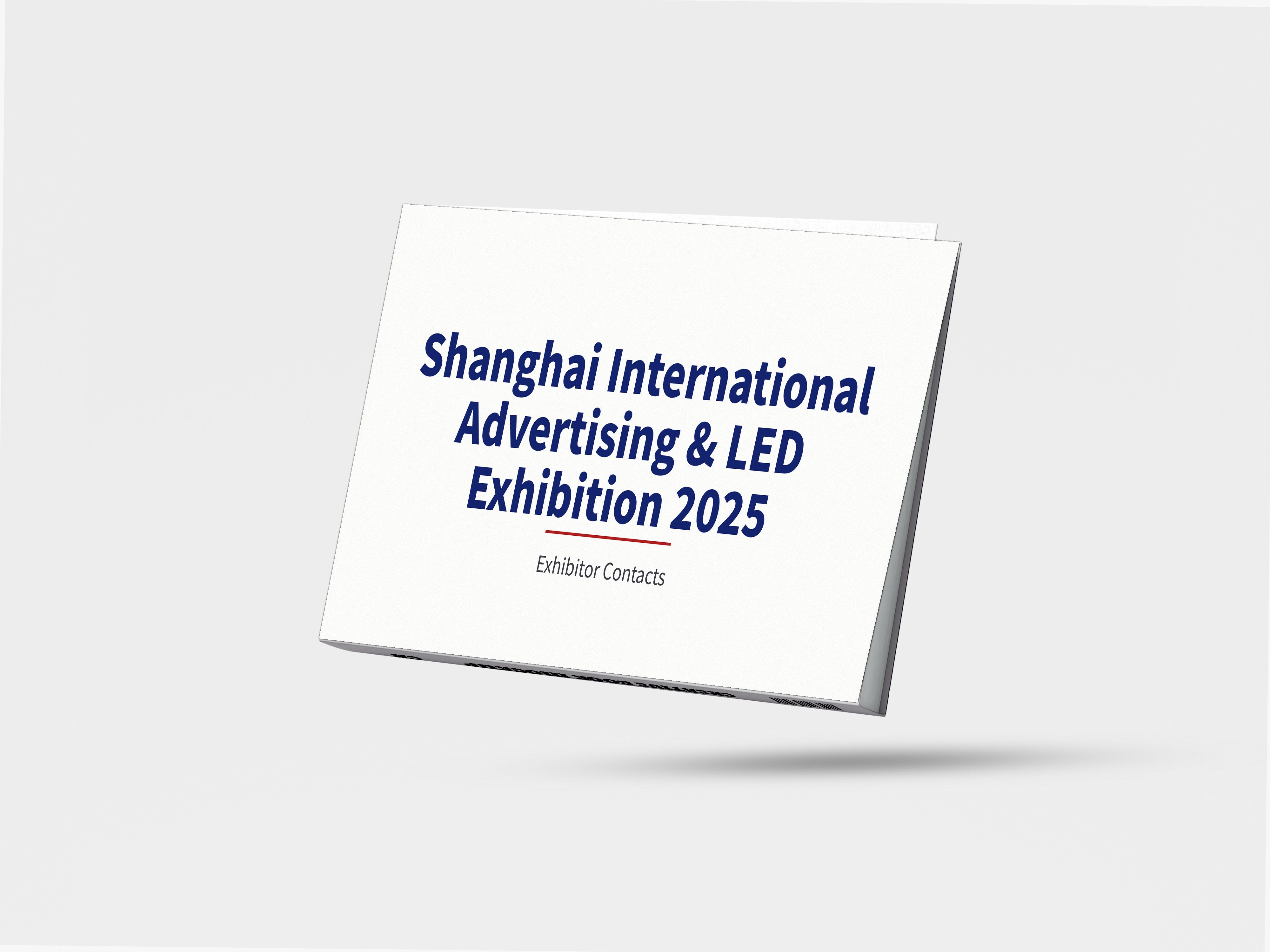 Shanghai International Advertising & LED Exhibition 2025 - Exhibitor Contacts